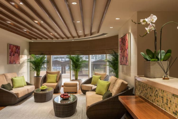 Retreat Spa waiting lounge